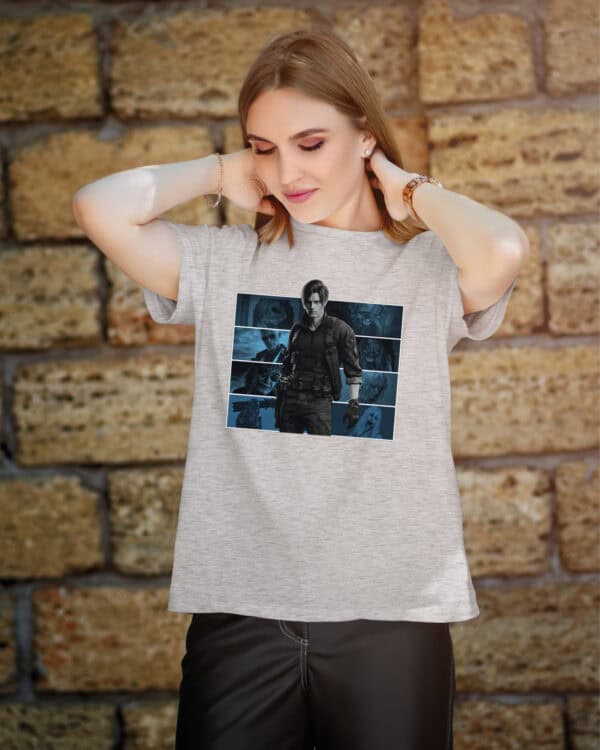 1724 (2) Koszulka Resident Evil <br>Leon Kennedy Personalizowana