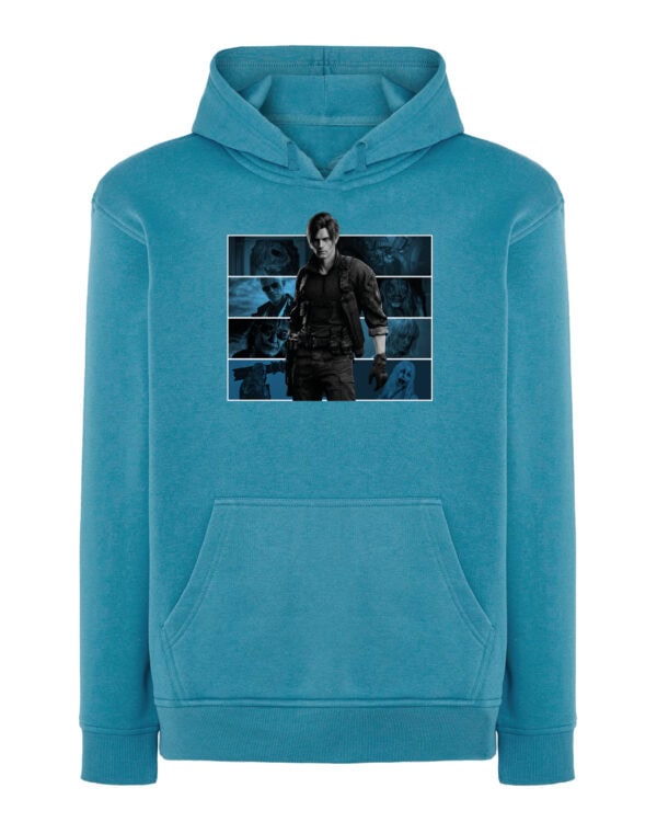 1724 (23) Bluza z kapturem Resident Evil <br>Leon Kennedy Personalizowana