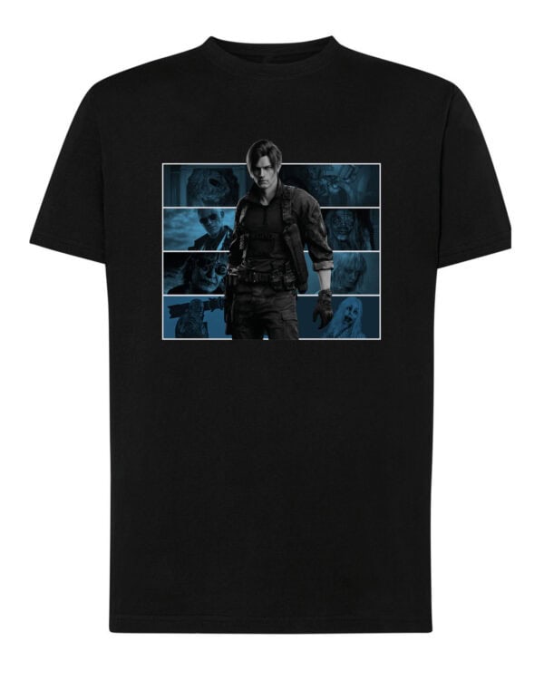 1724 (6) Koszulka Resident Evil <br>Leon Kennedy Personalizowana