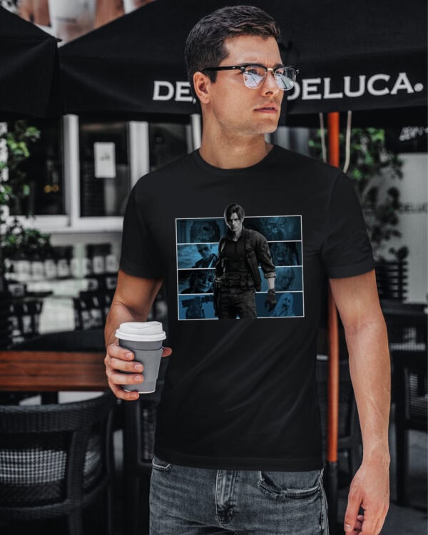 1724 (9) Koszulka Resident Evil <br>Leon Kennedy Personalizowana