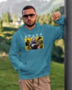 1726 (21) Bluza z kapturem Wiedźmin Geralt <br>Personalizowana Gry