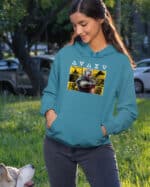 1726 (22) Bluza z kapturem Wiedźmin Geralt <br>Personalizowana Gry