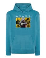 1726 (23) Bluza z kapturem Wiedźmin Geralt <br>Personalizowana Gry