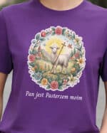 1728 (4) Koszulka Katolicka Pan Jest Moim Pasterzem