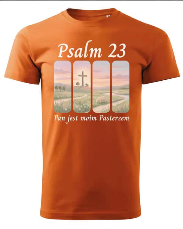 1729 (6) Koszulka Katolicka Psalm 23 Baranek Boży