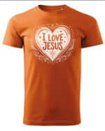 1731 (6) Koszulka Katolicka Kocham Jezusa Serce