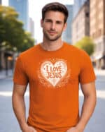 1731 (7) Koszulka Katolicka Kocham Jezusa Serce