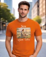 1732 (7) Koszulka Katolicka Jezu Ufam Tobie