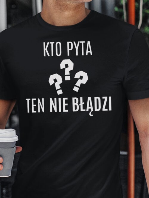 1735 (15) Koszulka Prezent dla Nauczyciela Śmieszna Pytanie