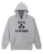 1735 (16) Bluza z kapturem Prezent dla Nauczyciela <br>Śmieszna Pytanie