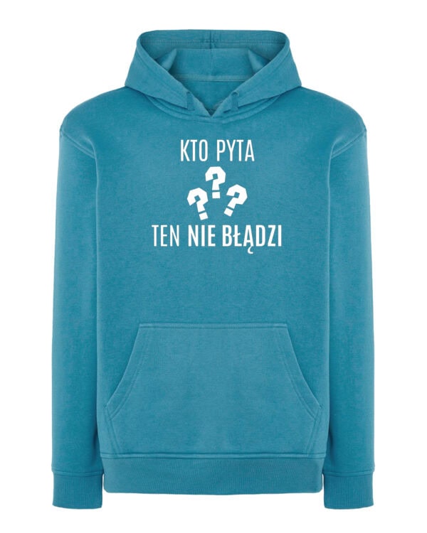 1735 (30) Bluza z kapturem Prezent dla Nauczyciela <br>Śmieszna Pytanie