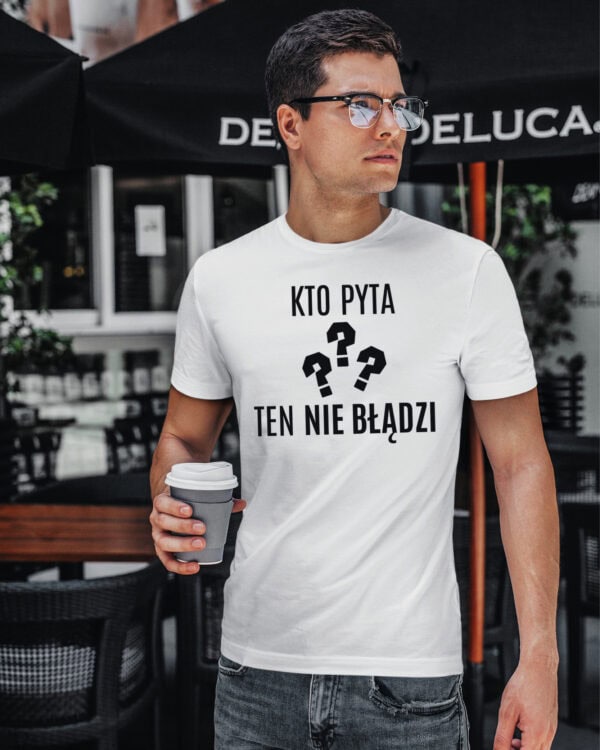 1735 (4) Koszulka Prezent dla Nauczyciela <br>Śmieszna Pytanie