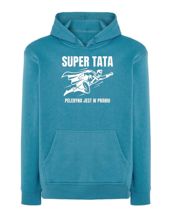 1737 (18) Bluza z kapturem Prezent dla Taty <br>Super Tata Dzień Ojca