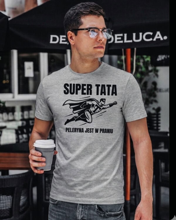 1737 (5) Koszulka Prezent dla Taty <br>Super Tata Dzień Ojca