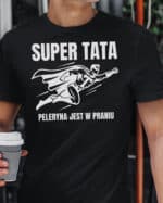 1737 (9) Koszulka Prezent dla Taty Super Tata Dzień Ojca