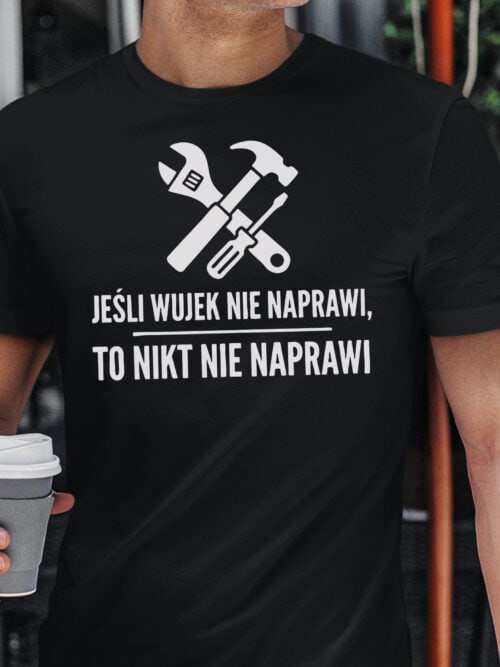 1738 (12) Koszulka Prezent dla Wujka Naprawa