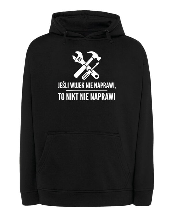 1738 (15) Bluza z kapturem Prezent dla Wujka Naprawa