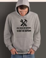 1738 (8) Bluza z kapturem Prezent dla Wujka Naprawa