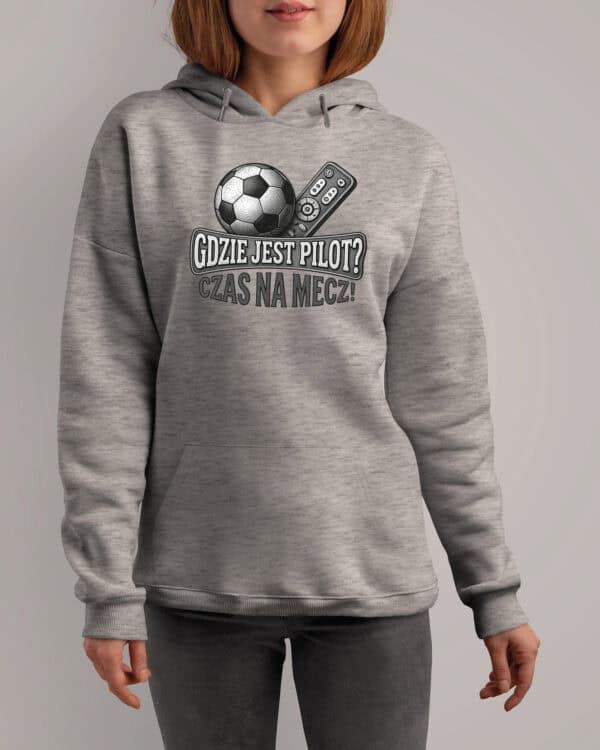 1739 (17) Bluza z kapturem na Mecz <br>Piłka Nożna Plan na Wieczór