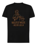 1740 (7) Koszulka Prezent dla Wujka Mistrz Grilla