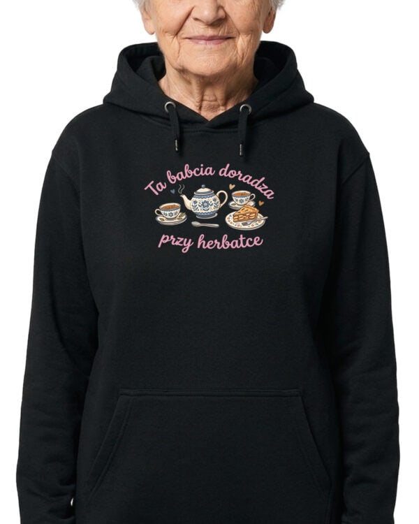 1741 (14) Bluza z kapturem Prezent dla Babci <br>Herbatka u Babci