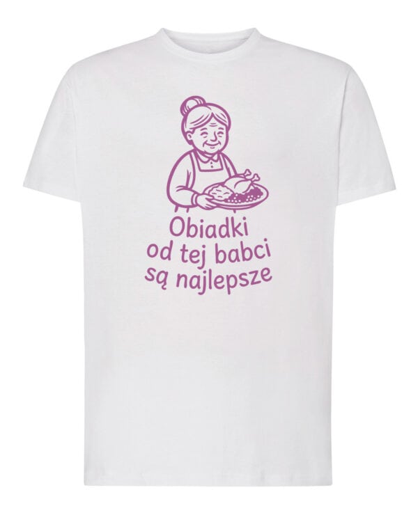 1742 (1) Koszulka Prezent dla Babci <br>Obiad u Babci