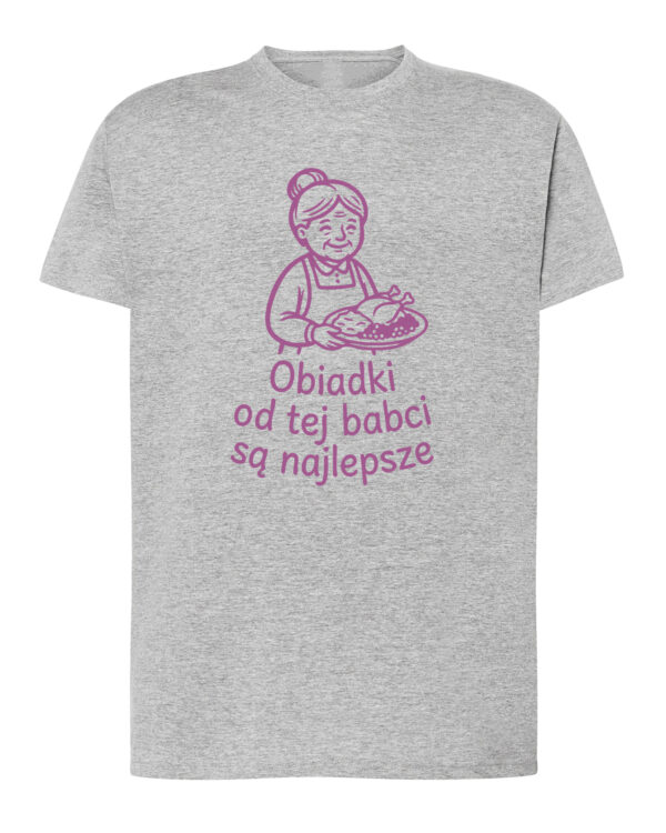 1742 (4) Koszulka Prezent dla Babci <br>Obiad u Babci