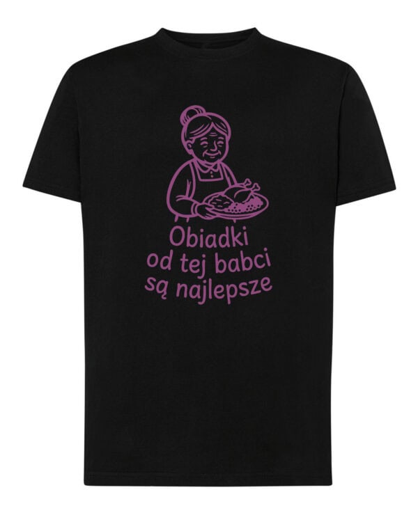 1742 (7) Koszulka Prezent dla Babci <br>Obiad u Babci