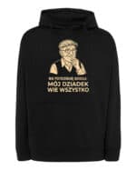 1743 (4) Bluza z kapturem Prezent dla Dziadka <br>Skarbnica Wiedzy
