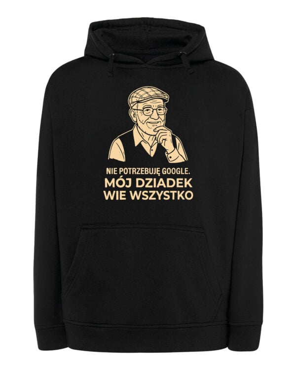 1743 (4) Bluza z kapturem Prezent dla Dziadka <br>Skarbnica Wiedzy