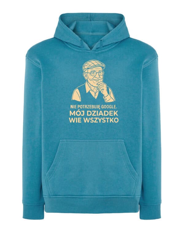1743 (7) Bluza z kapturem Prezent dla Dziadka <br>Skarbnica Wiedzy