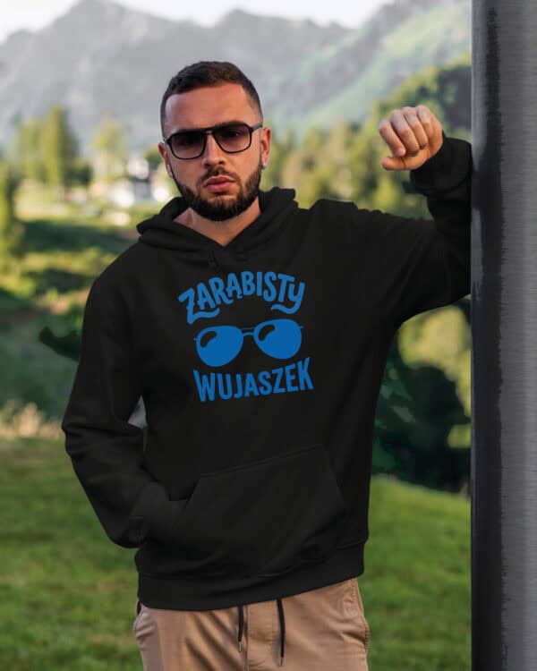 1744 (13) Bluza z kapturem Prezent dla Wujka <br>Zarąbisty Wujek