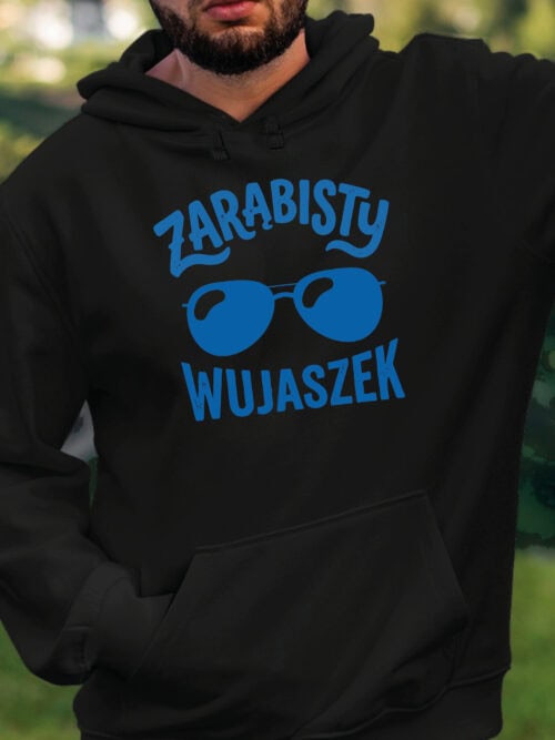 1744 (14) Bluza z kapturem Prezent dla Wujka Zarąbisty Wujek