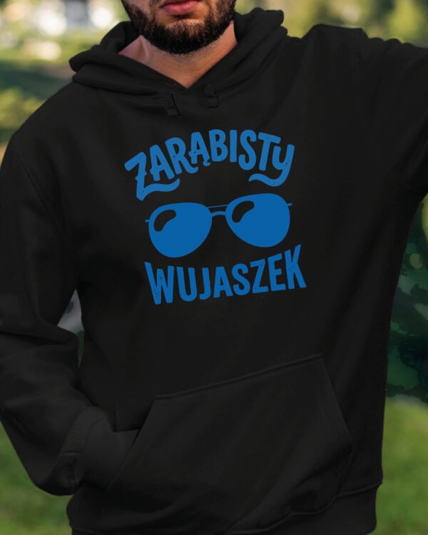 1744 (14) Bluza z kapturem Prezent dla Wujka Zarąbisty Wujek