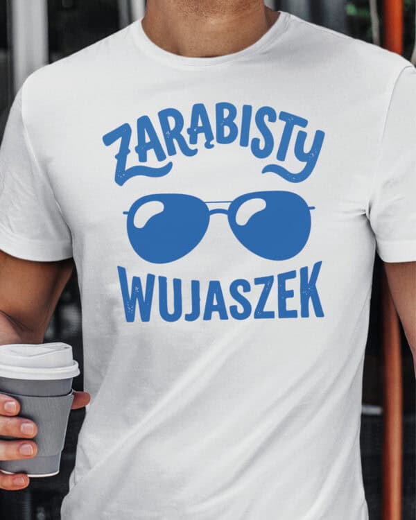 1744 (3) Koszulka Prezent dla Wujka Zarąbisty Wujek