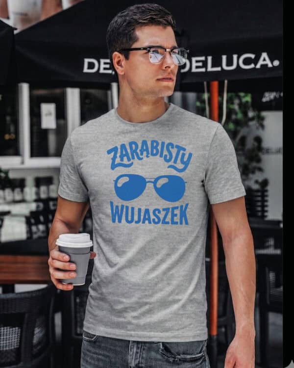 1744 (5) Koszulka Prezent dla Wujka <br>Zarąbisty Wujek