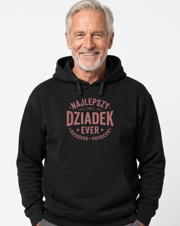 1745 (14) Bluza z kapturem Prezent dla Dziadka <br>Najlepszy Dziadek Ever