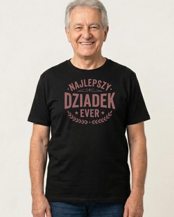 1745 (8) Koszulka Prezent dla Dziadka <br>Najlepszy Dziadek Ever