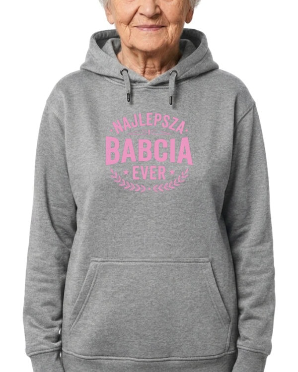 1746 (11) Bluza z kapturem Prezent dla Babci <br>Najlepszy Babcia Ever