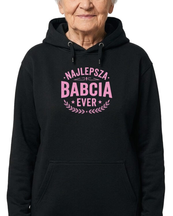 1746 (14) Bluza z kapturem Prezent dla Babci <br>Najlepszy Babcia Ever