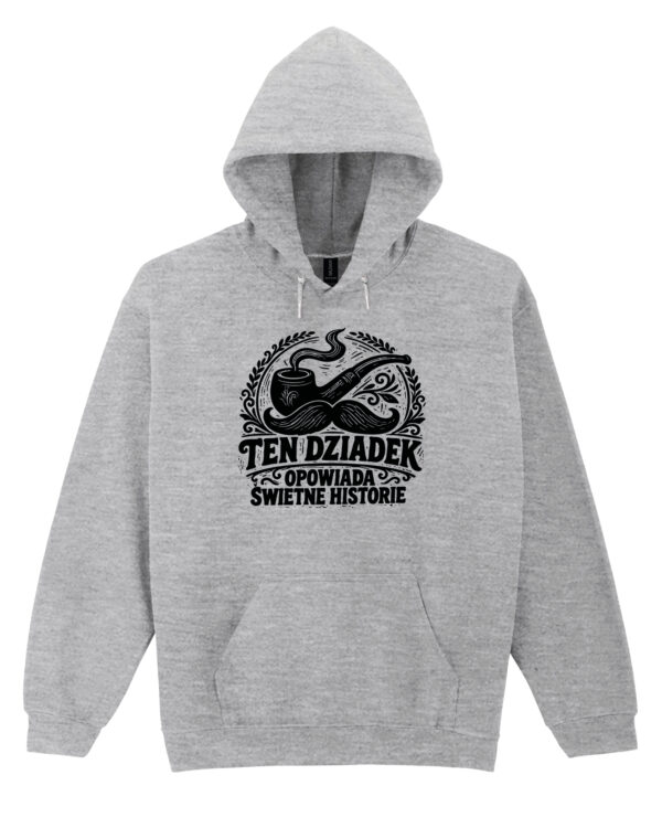 1747 (10) Bluza z kapturem Prezent dla Dziadka <br>Super Historie Dziadka