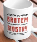 TL0952 MUG3 Kubek Prezent dla Brata od Siostry Zabawny Śmieszny