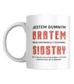 TL0952 MUG5 Kubek Prezent dla Brata <br>od Siostry Zabawny Śmieszny