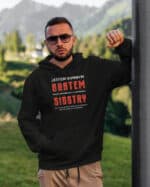 TL0952 SIM21 Bluza z kapturem Prezent dla Brata <br>od Siostry Zabawny Śmieszny