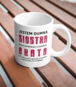 TL0953 MUG2 Kubek Prezent dla Siostry <br>od Brata Zabawny Śmieszny