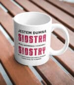 TL0954 MUG2 Kubek Prezent dla Siostry <br>od Siostry Zabawny Śmieszny