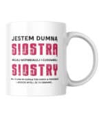 TL0954 MUG4 Kubek Prezent dla Siostry <br>od Siostry Zabawny Śmieszny