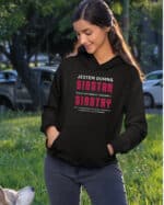 TL0954 SIM23 Bluza z kapturem Prezent dla Siostry <br>od Siostry Zabawny Śmieszny