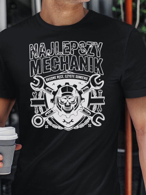 TL1748 SIM15 Koszulka Prezent dla Mechanika Najlepszy Mechanik