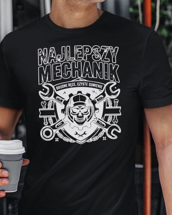 TL1748 SIM15 Koszulka Prezent dla Mechanika Najlepszy Mechanik